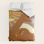 The Moon Dances With Me The Way The Sun Cannot And The Other Way Round Comforter Gallery Image 6