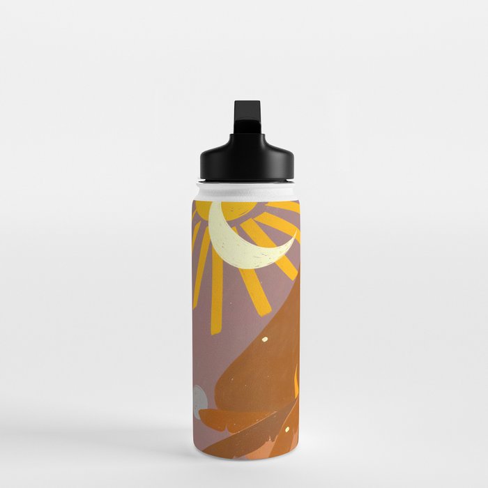 The Moon Dances With Me The Way The Sun Cannot And The Other Way Round Water Bottle Gallery Image 3