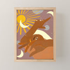 The Moon Dances With Me The Way The Sun Cannot And The Other Way Round Mini Art Print Gallery Image 1