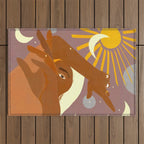 The Moon Dances With Me The Way The Sun Cannot And The Other Way Round Outdoor Rug Gallery Image 1
