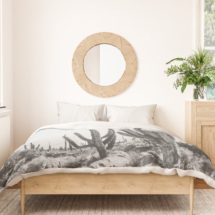 DESERT CACTUS XVII / Baja, Mexico Duvet Cover Gallery Image 3