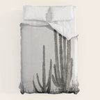 DESERT CACTUS XVII / Baja, Mexico Duvet Cover Gallery Image 6