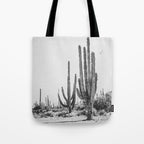 DESERT CACTUS XVII / Baja, Mexico Tote Bag Gallery Image 1