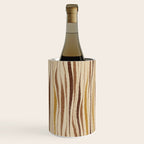Irregular Lines / Brown & Yellow Wine Chiller Gallery Image 1
