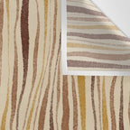 Irregular Lines / Brown & Yellow Wall Tapestry Gallery Image 3