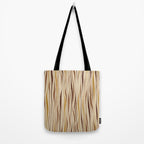 Irregular Lines / Brown & Yellow Tote Bag Gallery Image 2