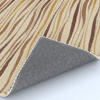 Irregular Lines / Brown & Yellow Rug Gallery Image 4