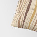 Irregular Lines / Brown & Yellow Pillow Sham Gallery Image 4
