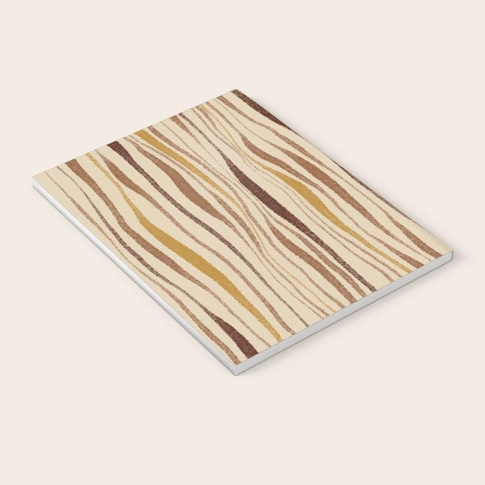 Irregular Lines / Brown & Yellow Notebook Gallery Image 3