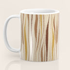 Irregular Lines / Brown & Yellow Coffee Mug Gallery Image 3