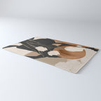 Abstract Art Flowers 3 Rug Gallery Image 3