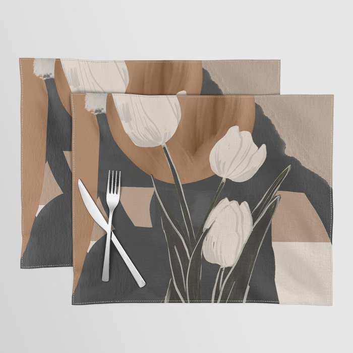 Abstract Art Flowers 3 Placemat Gallery Image 1