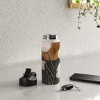 Abstract Art Flowers 3 Water Bottle Gallery Image 4