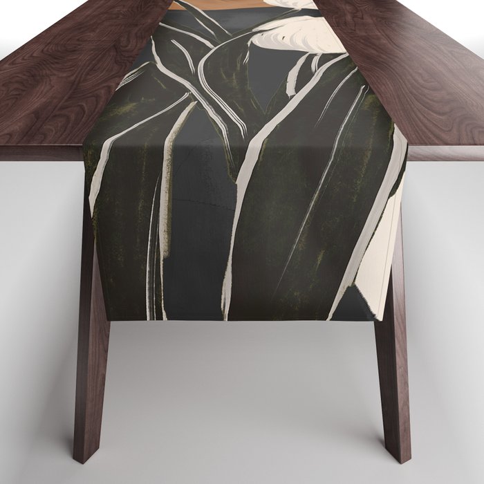 Abstract Art Flowers 3 Table Runner Gallery Image 1