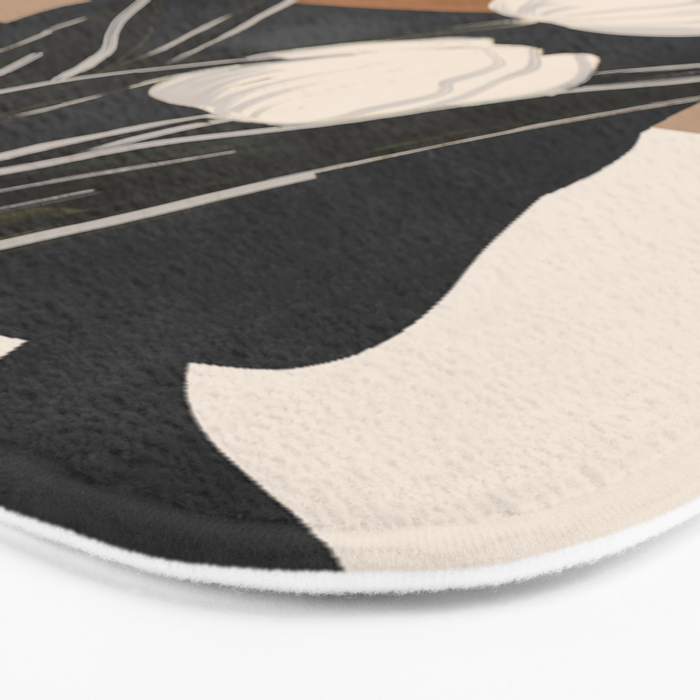 Abstract Art Flowers 3 Bath Mat Gallery Image 3