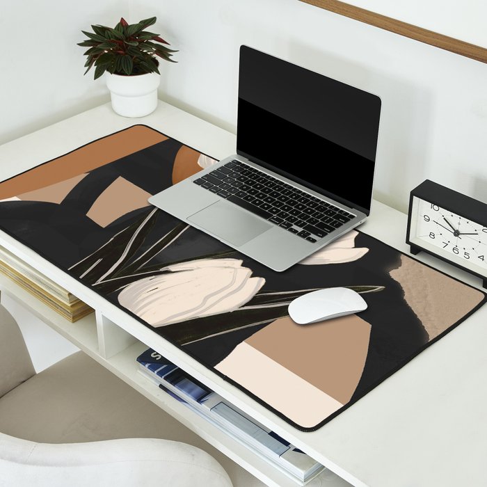 Abstract Art Flowers 3 Desk Mat Gallery Image 2