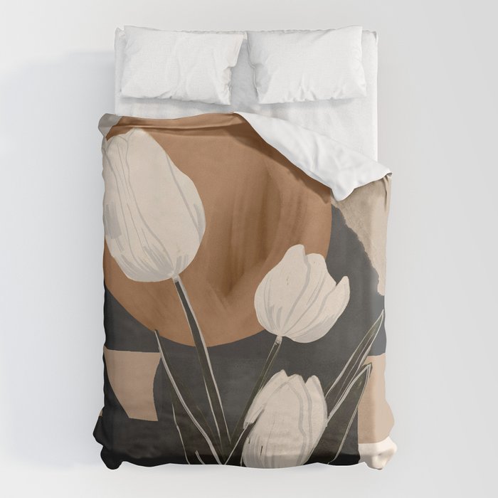 Abstract Art Flowers 3 Duvet Cover Gallery Image 6