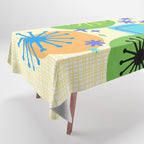 Mid Century Modern Fun Retro Atomic Tablecloth Gallery Image 1