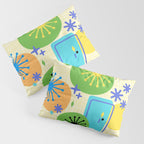 Mid Century Modern Fun Retro Atomic Pillow Sham Gallery Image 3