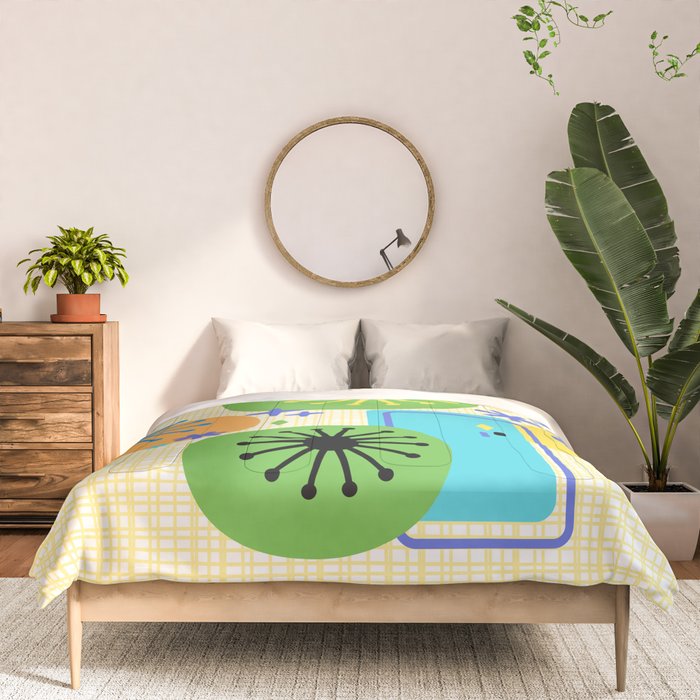 Mid Century Modern Fun Retro Atomic Comforter Gallery Image 3