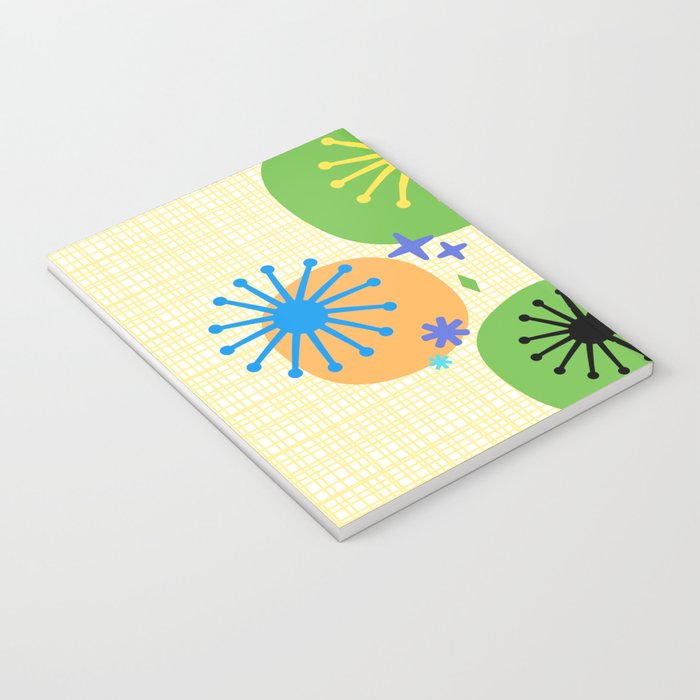 Mid Century Modern Fun Retro Atomic Notebook Gallery Image 3
