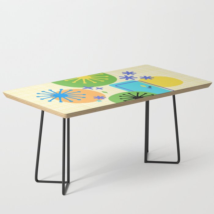 Mid Century Modern Fun Retro Atomic Coffee Table Gallery Image 1