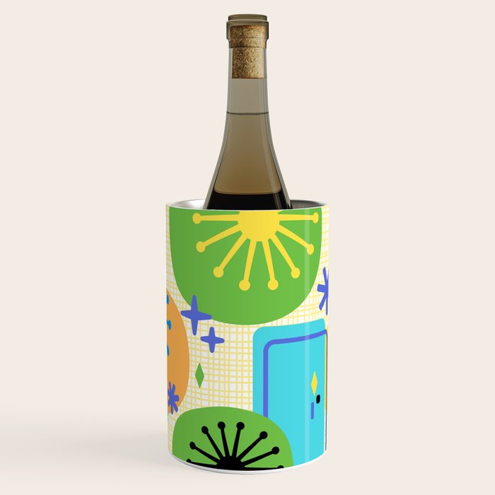 Mid Century Modern Fun Retro Atomic Wine Chiller Gallery Image 1