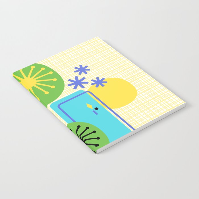 Mid Century Modern Fun Retro Atomic Notebook Gallery Image 1