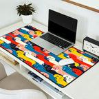 COLORED DOGS PATTERN 2 Desk Mat Gallery Image 2