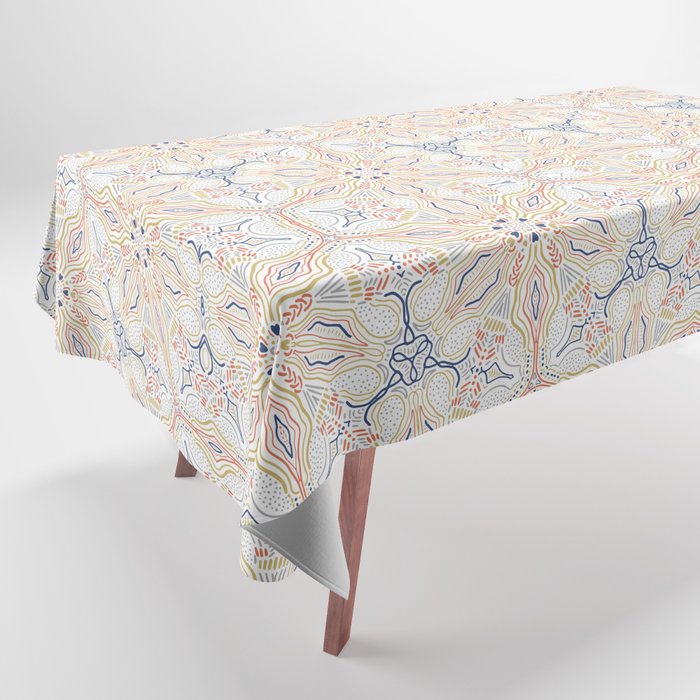 Modern mosaic mandalas Tablecloth Gallery Image 1