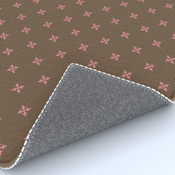 Geometric Retro Diamond Pattern Rug Gallery Image 4
