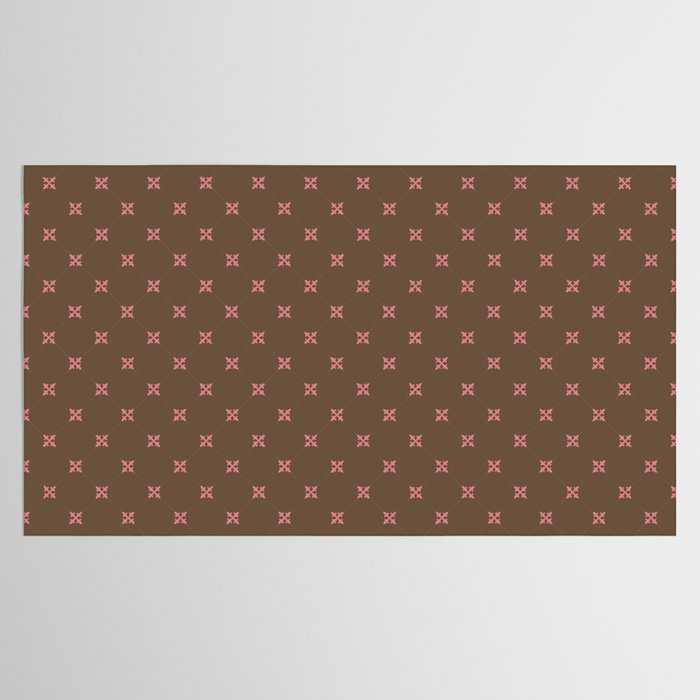Geometric Retro Diamond Pattern Tablecloth Gallery Image 2