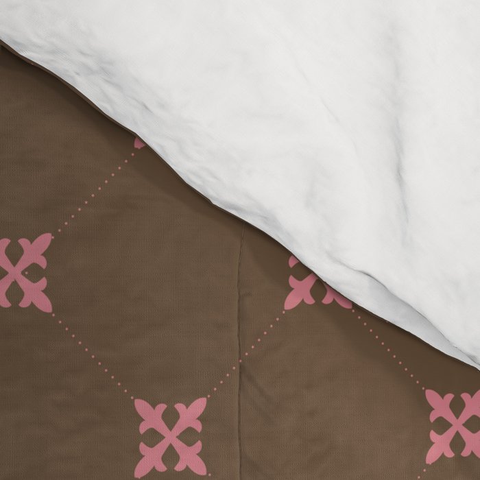 Geometric Retro Diamond Pattern Comforter Gallery Image 4