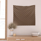 Geometric Retro Diamond Pattern Wall Tapestry Gallery Image 2