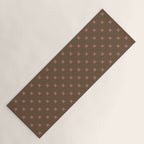 Geometric Retro Diamond Pattern Yoga Mat Gallery Image 1