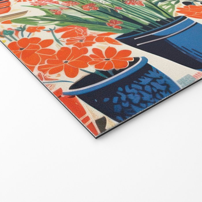 Colourful Flower Nursery Welcome Mat Gallery Image 2