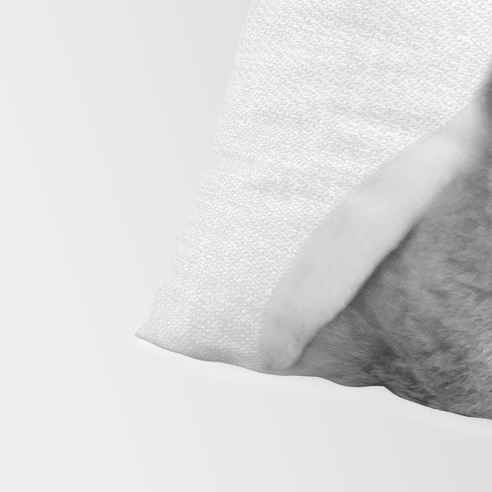 Baby Penguin - Black & White Pillow Sham Gallery Image 4