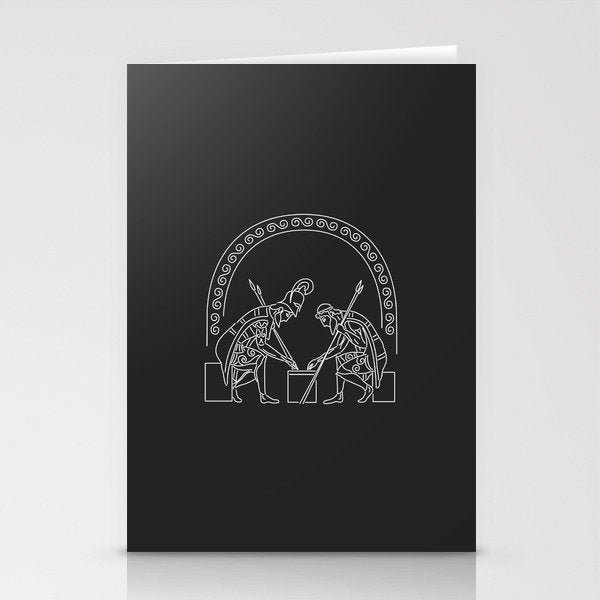 Ajax & Achilles Stationery Card Gallery Image 1