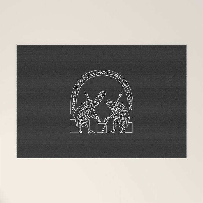 Ajax & Achilles Welcome Mat Gallery Image 1