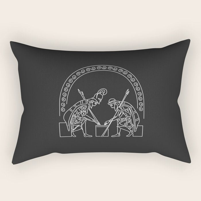 Ajax & Achilles Rectangular Pillow Gallery Image 2
