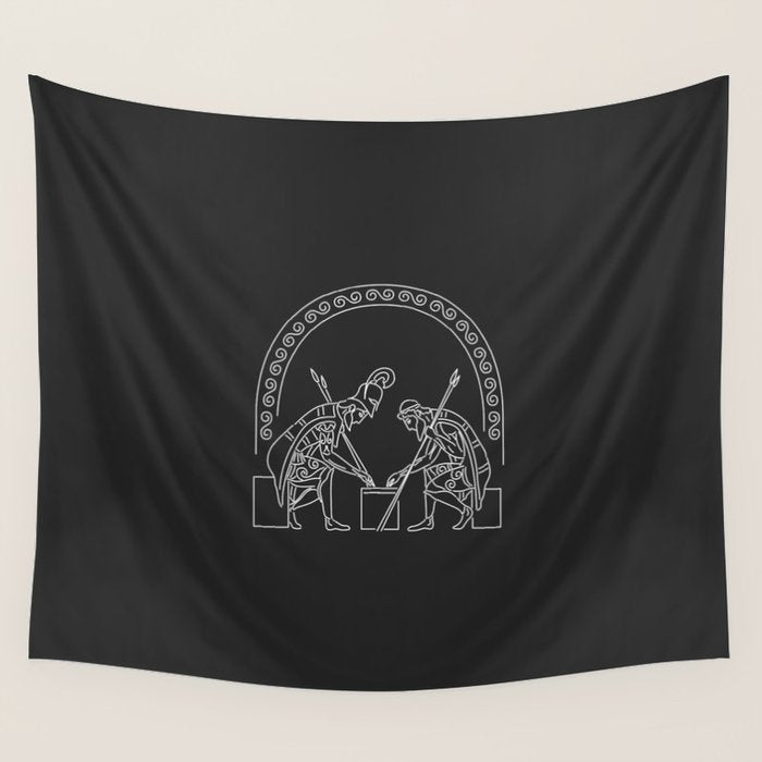 Ajax & Achilles Wall Tapestry Gallery Image 1