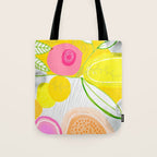 Her Mind Was Filled with Positive Thoughts Tote Bag Gallery Image 1
