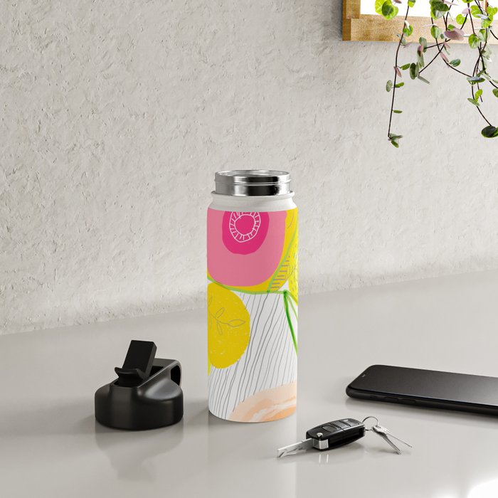 Her Mind Was Filled with Positive Thoughts Water Bottle Gallery Image 4