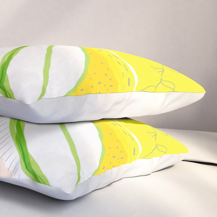 Her Mind Was Filled with Positive Thoughts Pillow Sham Gallery Image 3