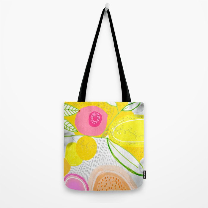 Her Mind Was Filled with Positive Thoughts Tote Bag Gallery Image 2