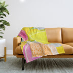 Her Mind Was Filled with Positive Thoughts Throw Blanket Gallery Image 1