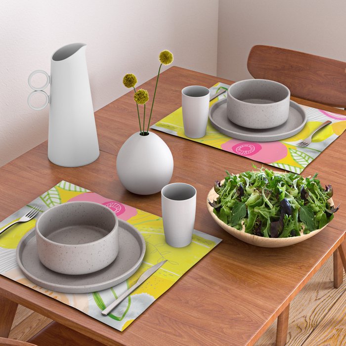 Her Mind Was Filled with Positive Thoughts Placemat Gallery Image 2