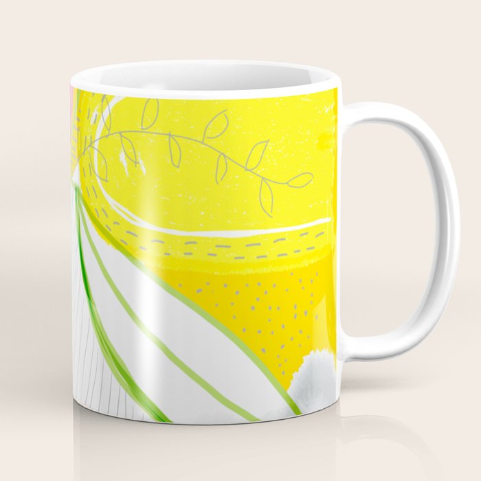 Her Mind Was Filled with Positive Thoughts Coffee Mug Gallery Image 1