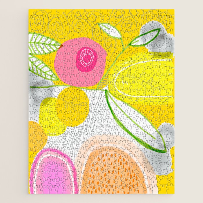 Her Mind Was Filled with Positive Thoughts Jigsaw Puzzle Gallery Image 1
