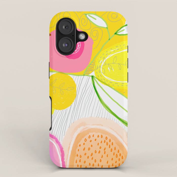 Her Mind Was Filled with Positive Thoughts iPhone Case Gallery Image 1